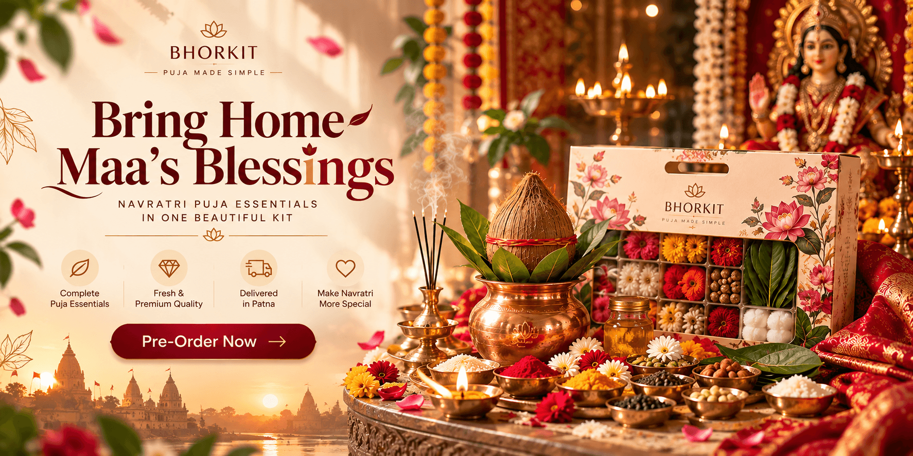 BHORKIT Navratri puja essentials kit - Bring Home Maa's Blessings